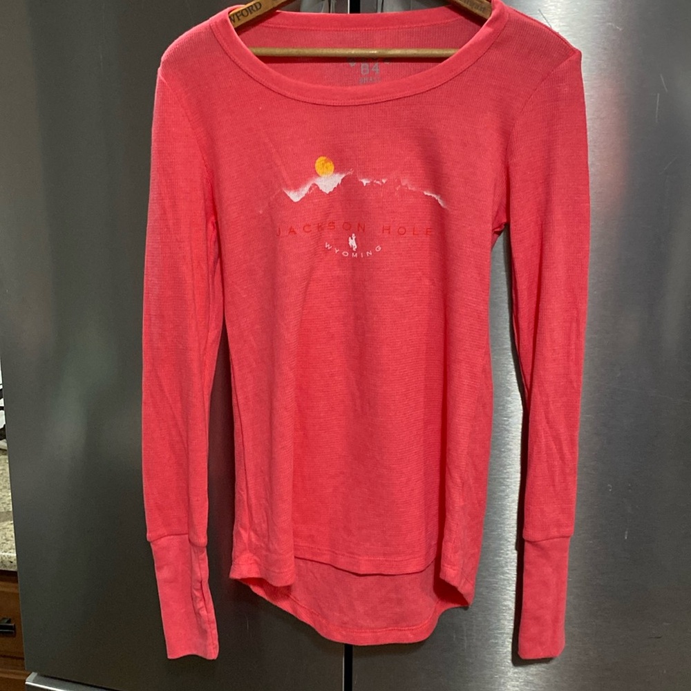Long Sleeve Women’s Pink Shirt Size Small